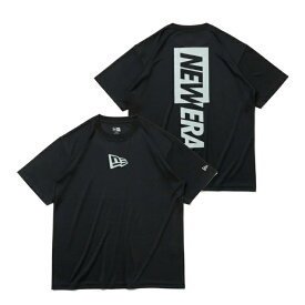 ニューエラ NEW ERA Tシャツ 半袖 メンズ レディース ラッシュ Tシャツ Rear Vertical Logo ブラック 14121966