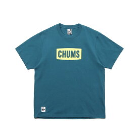 チャムス CHUMS Tシャツ 半袖 メンズ チャムスロゴTシャツ CH01-2277 Teal