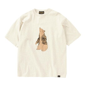 ペンドルトン PENDLETON Tシャツ 半袖 メンズ レディース S/S デュートベアプリントポケットティ S/S Dude Bear Print Pocket Tee 4275-6006 75 Ash Gray