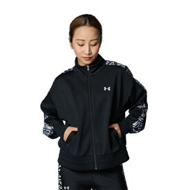 アンダーアーマー ジャージ ジャケット レディース UAトラック ジャージ ウーブン フルジップ ジャケット 1384765-001 UNDER ARMOUR