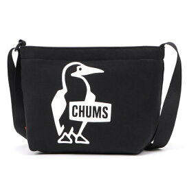 チャムス CHUMS ショルダーバッグ メンズ レディース ブービープリントショルダースウェット CH60-3743 BLACK