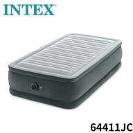 【正規販売店】INTEX エアーベッド エアベッド コンフォート プラッシュ エレベーテッド シングル インテ…