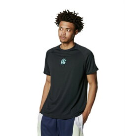 【エントリーでポイント最大15倍！】アンダーアーマー バスケットボールウェア 半袖シャツ メンズ CURRY Tech Logo Short Sleeve T-Shirt 1384724-001 UNDER ARMOUR