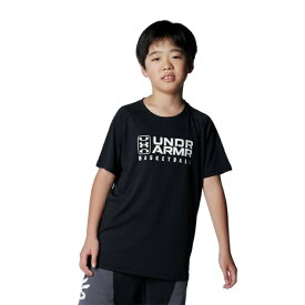 アンダーアーマー バスケットボールウェア 半袖シャツ ジュニア UAテック ロゴ ショートスリーブTシャツ UA Tech Logo Short Sleeve T-Shirt 1384729-001 UNDER ARMOUR
