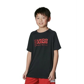 アンダーアーマー バスケットボールウェア 半袖シャツ ジュニア UAテック ロゴ ショートスリーブTシャツ UA Tech Logo Short Sleeve T-Shirt 1384729-002 UNDER ARMOUR