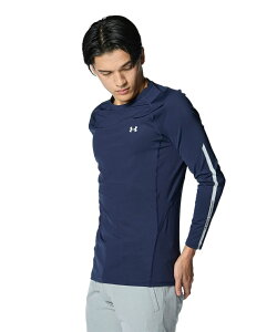 ySiΏۍő10OFFN[|! 9/25 23:59܂ŁzA_[A[}[ St A_[EFA  Y UA HG Fitted LS Crew NV 1384825-410 UNDER ARMOUR