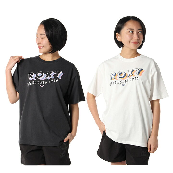 楽天市場】ロキシー ROXY Tシャツ 半袖 レディース カラーレイヤード 
