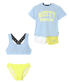 ラスティ RUSTY 水着 セパレート 女の子 ジュニア 4テンセットミズギ 964801