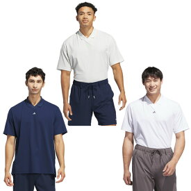 アディダス ゴルフウェア ポロシャツ 半袖 メンズ ULT365 ツイストニット ピケルーズフィットポロ EZA66 adidas