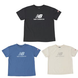 ニューバランス Tシャツ 半袖 ジュニア 吸水速乾 Stacked logo ショートスリーブTシャツ ABT45065 new balance