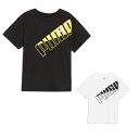 【全品対象最大10%OFF！2025年8月4日20:00〜8月11日1:59】 プーマ Tシャツ 半袖 ジュニア キッズ ボーイズ プーマ パワー MX B 680547 PUMA