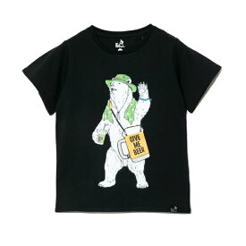 【ポイント最大15倍！】期間4/24 20:00〜4/27 09:59|ゴースローキャラバン Go Slow Caravan Tシャツ 半袖 ジュニア KIDS USA C フェスクマTEE 321920 012