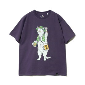 【ポイント最大15倍！】期間4/24 20:00〜4/27 09:59|ゴースローキャラバン Go Slow Caravan Tシャツ 半袖 メンズ USA C フェス猫TEE 321910 071