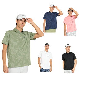 キャロウェイ ゴルフウェア ポロシャツ 半袖 メンズ フラワージャガード半袖ポロ C24134117 Callaway