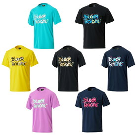 【全品最大10％OFF！6/22 20:00〜6/27 1:59】ブラック ナイト Black knight バドミントンウェア Tシャツ 半袖 メンズ ドライTシャツ T-4103U