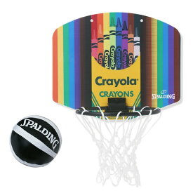 スポルディング SPALDING バスケットゴール 室内 クレヨラ マイクロミニ クレヨン ストライプス 79-047CR