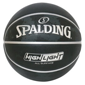 スポルディング SPALDING バスケットボール 5号球 ハイライト シルバー ラバー 5号球 85-098J