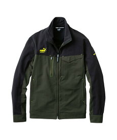 【送料無料】作業ウェア PUMA ワークジャケット 作業着 作業服 ストレッチ オープンファスナー PW-3021A 【ご自宅配送限定】‥
