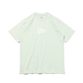 ニューエラ NEW ERA Tシャツ 半袖 メンズ レディース コットン Tシャツ Flag Logo Mid フラッグロゴ ソフトグラス × ホワイト レギュラーフィット 14121901