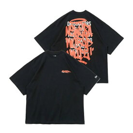 ニューエラ Tシャツ メンズ 半袖 オーバーサイズド コットン Tシャツ Graffiti ブラック 14121863 国内正規品 NEW ERA