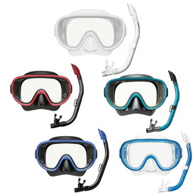 【全品対象10％OFFクーポン！9/4 20:00~9/11 1:59】ツサ スポーツ TUSA SPORT 大人用 シュノーケリング2点セット 水中ゴーグル スノーケル＆マスク UC0110 シリコーン製 メンズ レディース 男女兼用