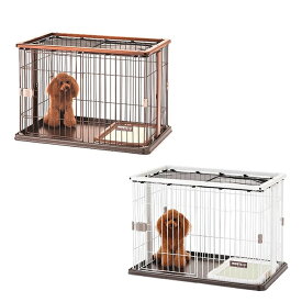ペット ケージ 犬用 サークル ウッドワンサークル ホワイト 天井ネット ペット用品 木目調 おしゃれ シンプル ボンビアルコン bonbi 6016380 【ご自宅配送限定】‥