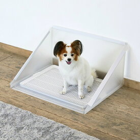 ペット トイレ用飛散ガード プラスクリーンMサイズ 犬用 水洗い ペット用品 収納 コンパクト ボンビアルコン bonbi 6022340 ‥