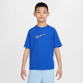 【まとめ買いで最大ポイント10倍2024年6/4 20：00〜6/11 1：59】ナイキ Tシャツ 半袖 ジュニア J Dri-FIT マルチ シーズナル 機能T FV0274-480 NIKE