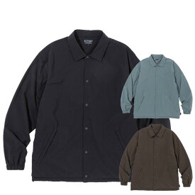 コーチジャケット カジュアル ライトアウター メンズ デュラブルウォーム コーチシャツ SO171132C06 セトアウト SETOUT 男性 ブラック ジャケット 上着 キャンプ アウトドア シンプル