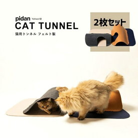 【全品対象最大10％OFFクーポン！7/13 10:00〜7/15 23:59】【全品最大10％OFF！6/22 20:00〜6/27 1:59】ピダン Pidan キャットハウス おもちゃ 猫用トンネルフェルト製2ピース PD3502A2 【ご自宅配送限定】‥