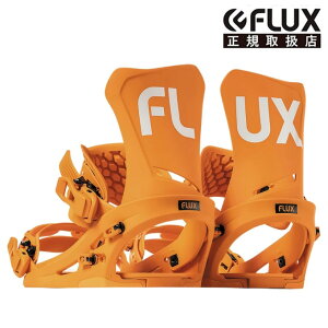 フラックス スノーボード ビンディング メンズ ディーエス DS ORANGE 2024-2025 FLUX スノーボード スノボ バインディング ソフトビンディング