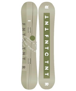 エフエヌティーシー スノーボード 板 メンズ フリースタイルボード TNT R グラトリ オールラウンド 2024-2025 FNTC スノーボード スノボ ダブルキャンパー 単品