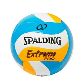 【まとめ買いで最大ポイント10倍2024年6/4 20：00〜6/11 1：59】スポルディング SPALDING バレーボール エクストリームプロ ウェーブ ブルー オレンジ 4号球 72-372J