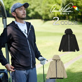 アーノルドパーマー ゴルフウェア スウェット メンズ BKロゴファスナージップフーディー AP220205C06 arnold palmer