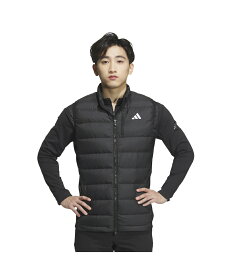 アディダス ゴルフウェア アウターベスト メンズ WIND.RDY チェストポケット付きフルジップダウンベスト JTY63 adidas