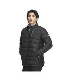 アディダス ゴルフウェア ダウンジャケット メンズ WIND.RDY チェストポケット付きフルジップダウンジャケット JTY62 adidas