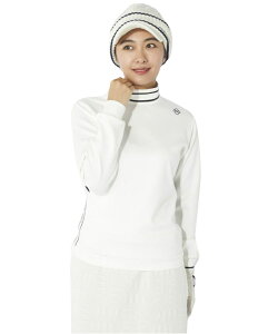 マリクレール marie claire ゴルフウェア スウェット レディース 長袖プルオーバー UVカット ストレッチ 保温 734-530