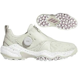 アディダス ゴルフシューズ スパイクレス レディース ウィメンズ コードカオス 25 ボア CODECHAOS BOA 25 IG8750 NKZ95 アルミナ/オフホワイト/パテグレー adidas