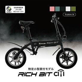 【特定小型原動機付自転車】 リッチビット RICHBIT 電動キックボード RICHBIT CITY RICH-C 公道走行可能 性能認定適合 【メーカー直送】【ご自宅配送限定】‥