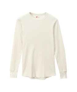 ヘインズ Hanes ゴルフ アンダーウェア 長袖 メンズ サーマル クルーネックロングスリーブTシャツ 23FW HM4-Q501