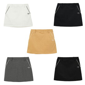 キャロウェイ ゴルフウェア スカート レディース 8WAYストレッチニットピケスカート C24228203 Callaway