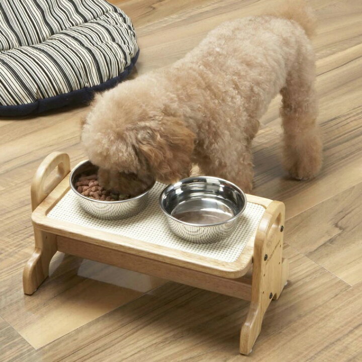 楽天市場】ドギーマン DoggyMan 食器スタンド ウッディーダイニング S 