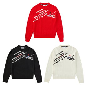 ルコックスポルティフ le coq sportif ゴルフウェア セーター レディース 変形クルーネックセーター LG4FST03L