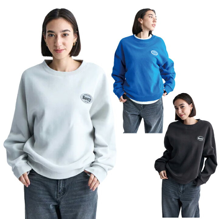 ROXY WITH HEART PULLOVER クルーネックスウェット トレーナー ミニ裏毛 2026年春夏モデル