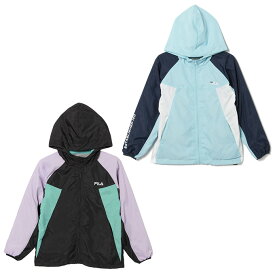 フィラ FILA ウインドブレーカー ジャケット ジュニア G 裏トリ WBK フード JK 144-706