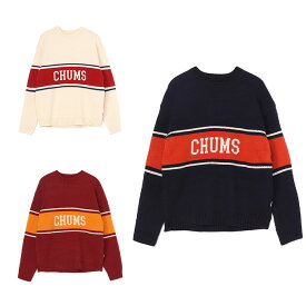 【全品対象最大10%OFF！2025年8月4日20:00〜8月11日1:59】 チャムス CHUMS スウェット トレーナー メンズ College Knit Crew Top カレッジニットクルートップ CH02-1219