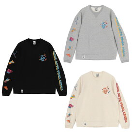 【全品対象最大10%OFF！2025年8月4日20:00〜8月11日1:59】 チャムス CHUMS スウェット トレーナー メンズ ディスコタイムクルートップ CH00-1463