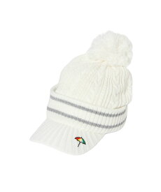 アーノルドパーマー arnold palmer ゴルフ ニット帽 レディース ツバ付きニットキャップ APNCP-20H