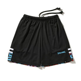【最大1万ポイント還元！7/20 20:00~23:59】スポルディング SPALDING バスケットボール ハーフパンツ ジュニア プラクティスパンツ アフリカン バティック ヘム SJP25055
