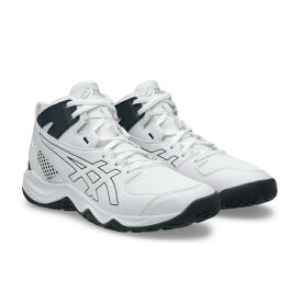 アシックス バスケットシューズ ジュニア DUNKSHOT MB 10 ダンクショット MB 10 1064A019-101 asics バッシュ 初心者 キッズ 白 ホワイト